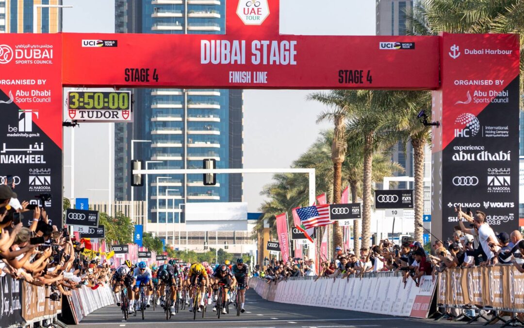 Molano wins Stage 4 of the UAE Tour as Evenepoel defends the Red Jersey